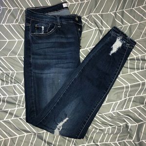 KanCan Mid-Rise Ankle Skinny Stretch